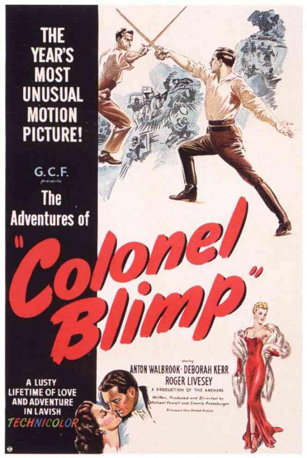 ArchersFilms's tweet photo. A selection of posters advertising The Life and Death of Colonel Blimp (1943) http://t.co/WXGj4Jf5VL