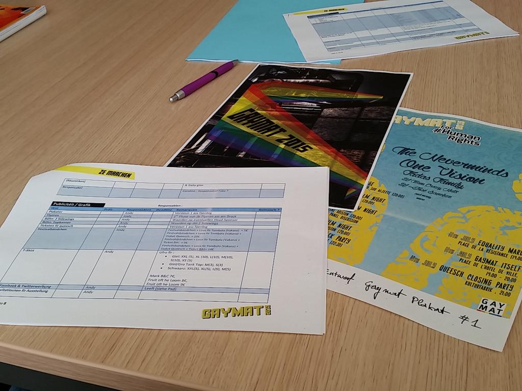 LuxembourgPride's tweet photo. Die Planung um das #Gaymat2015 Festival macht Fortschritte:) In den nächsten Tagen gibt es News! #BearAttack #Queesch http://t.co/f321pHO5Up