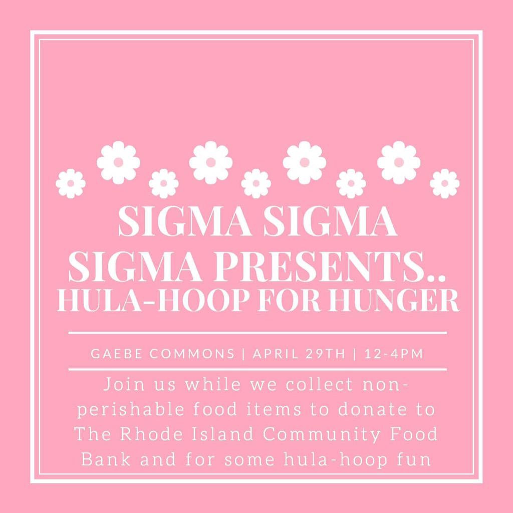 trisigmaJWU's tweet photo. Join us tomorrow in Gaebe Commons from 12-4 as we collect non-perishables for our Hula Hoops for hunger event! http://t.co/3NDuVlye1I