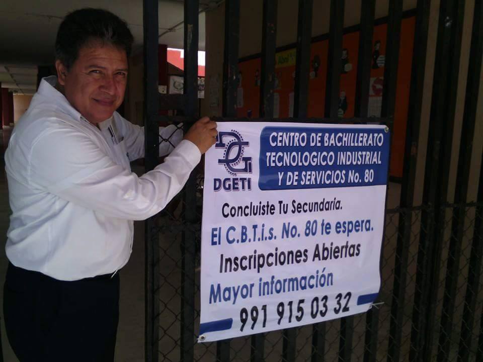 cbtis80's tweet photo. Si Egresaste de Secundaria. El CBTis No 80 tiene un lugar para ti. Continuamos con las inscripciones, Te esperamos http://t.co/NV8MNRb3hT