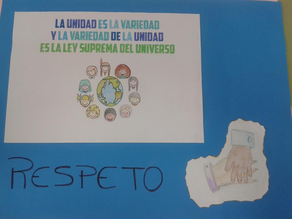 losjaramelos's tweet photo. La variedad de la unidad es la ley suprema del universo #ConcursoCulturas #StopRacismo http://t.co/FG7umFiUK5