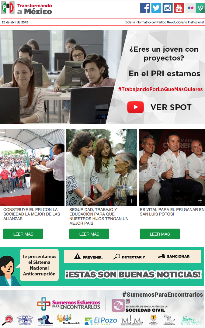 PRI_Nacional's tweet photo. Seguridad, trabajo y educación para un mejor país: @IvonneOP #BoletínPRI http://t.co/WuFQ3bndmI http://t.co/rSNdxkAZuI