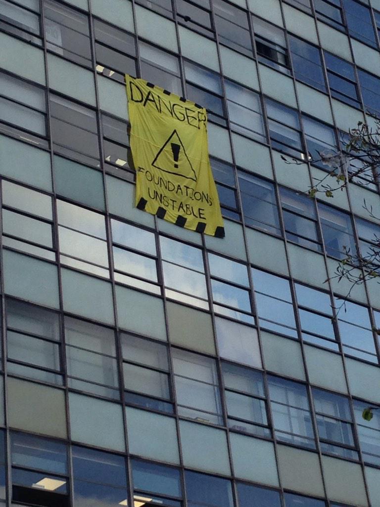 scarlettshaney's tweet photo. At LCC foundation show tonight. The course UAL want to cut entirely in 2 years #occupyUAL #lccIntroOutro http://t.co/ZwNRsAuWXP