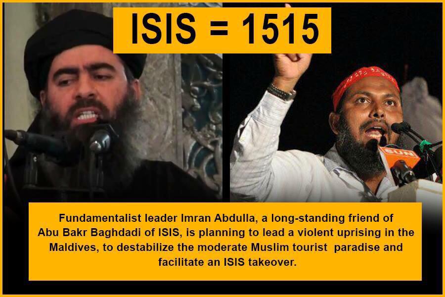 MNDF_POLICE's tweet image. Opposition MDP hijacked by ISIS @ShimranAb planning a coup against Maldives Government on 1 May @washingtonpost