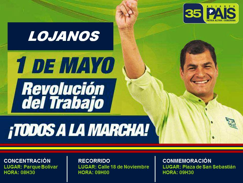 La35Loja's tweet photo. Lojanos todos invitados este #1M a celebrar la #RevoluciónDelTrabajo http://t.co/8swIa7szTM