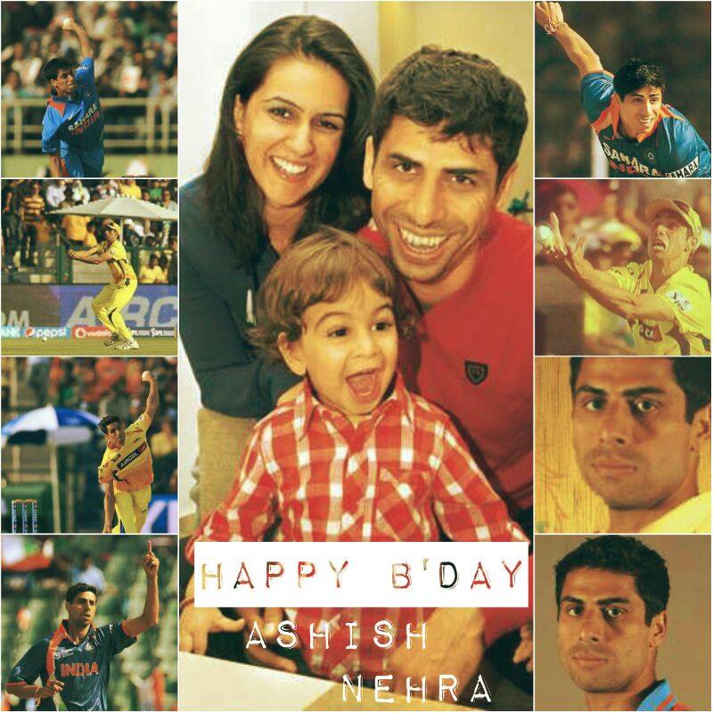 Happy Birthday Ashish Nehra  Wishing you a loads of wickets to fall your way
Long live stay healthy # 