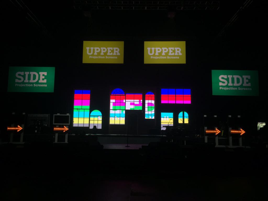 And the screens are mapped. #OC15