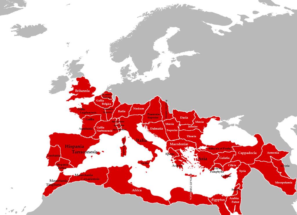 Ab Urbe Condita on Twitter "Territories of the Roman Empire at its