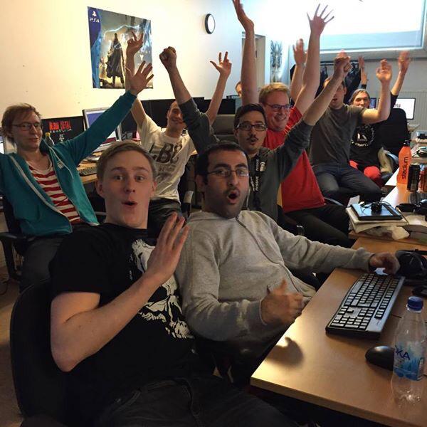 _LostInRandom_'s tweet photo. Tomorrow we are visiting @thegameassembly Sweden's toughest #gamedev school! Look at this amazing bunch! http://t.co/DavVup9iQ3