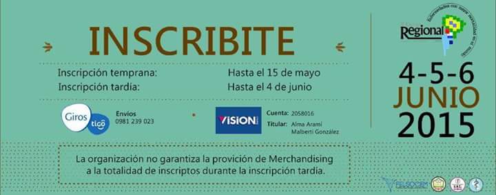 Inscripciones abiertas para el X CURSO REGIONAL DE ZONA A "Enf. con mayor mortalidad en el mundo" Sede: Cnel Oviedo