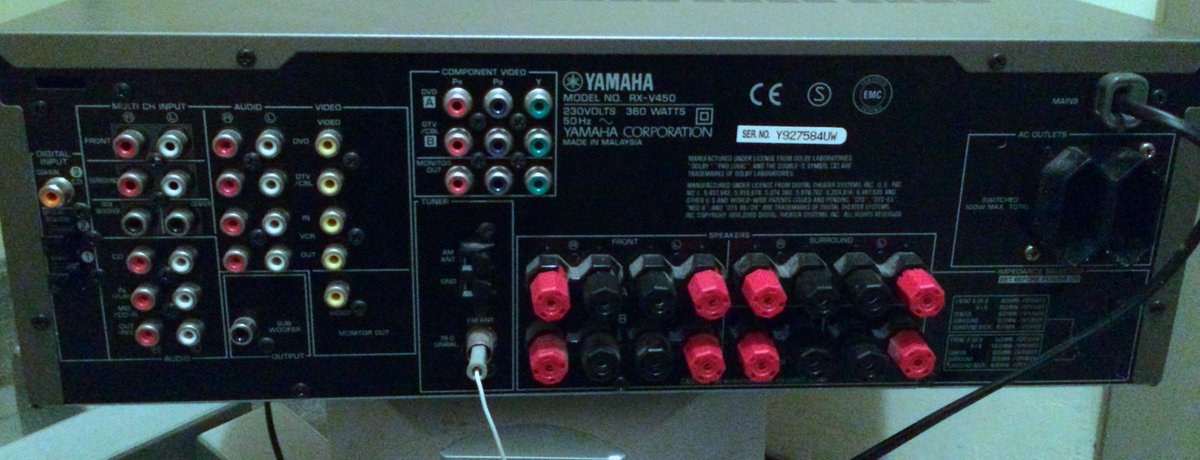 davidmaurits's tweet image. #YAMAHA 6.1channel receiver 510W , loudspeakers and stands #HomeTheater #surround #ebay 
tinyurl.com/kg58cxh