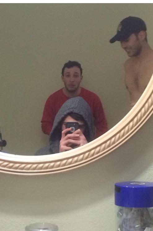 DeafDumbandDope's tweet photo. Happy birthday to the first friend I made at ECU, @troylaxton8 #Day1 #PledgeBro http://t.co/knSxWp40aL