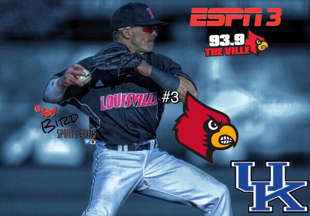 RedBirdEdits's tweet photo. No rain in the forecast today! The Battle of the Bluegrass @ 6pm on ESPN3. See you there #GoCards #BeatKentucky http://t.co/wZyEMOl5ec