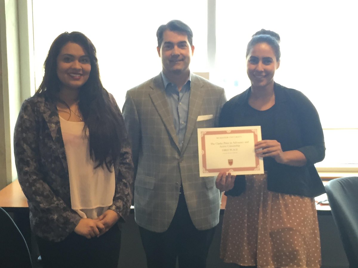 McMasterEE's tweet photo. And the winner is...great project on affordable housing! #congrats @McMasterAlumni @McMasterSocSci http://t.co/neo5RlgygS