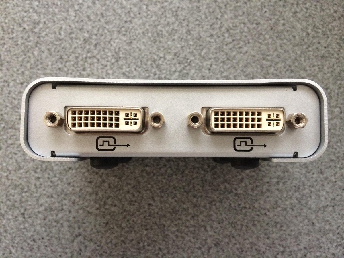 davidmaurits's tweet image. #MATROX external #multidisplay adapter adds 2 #monitors #MiniDisplayPort #Thunderbolt #ebay

tinyurl.com/pnwlbcz