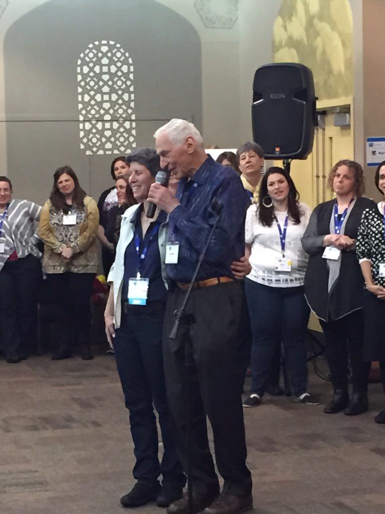 Harold Grinspoon capping off the 7th annual #pjconf with the amazing Judi Wisch <a href="/RickRecht/">Rick Recht</a> <a href="/PJLibrary/">PJ Library</a>