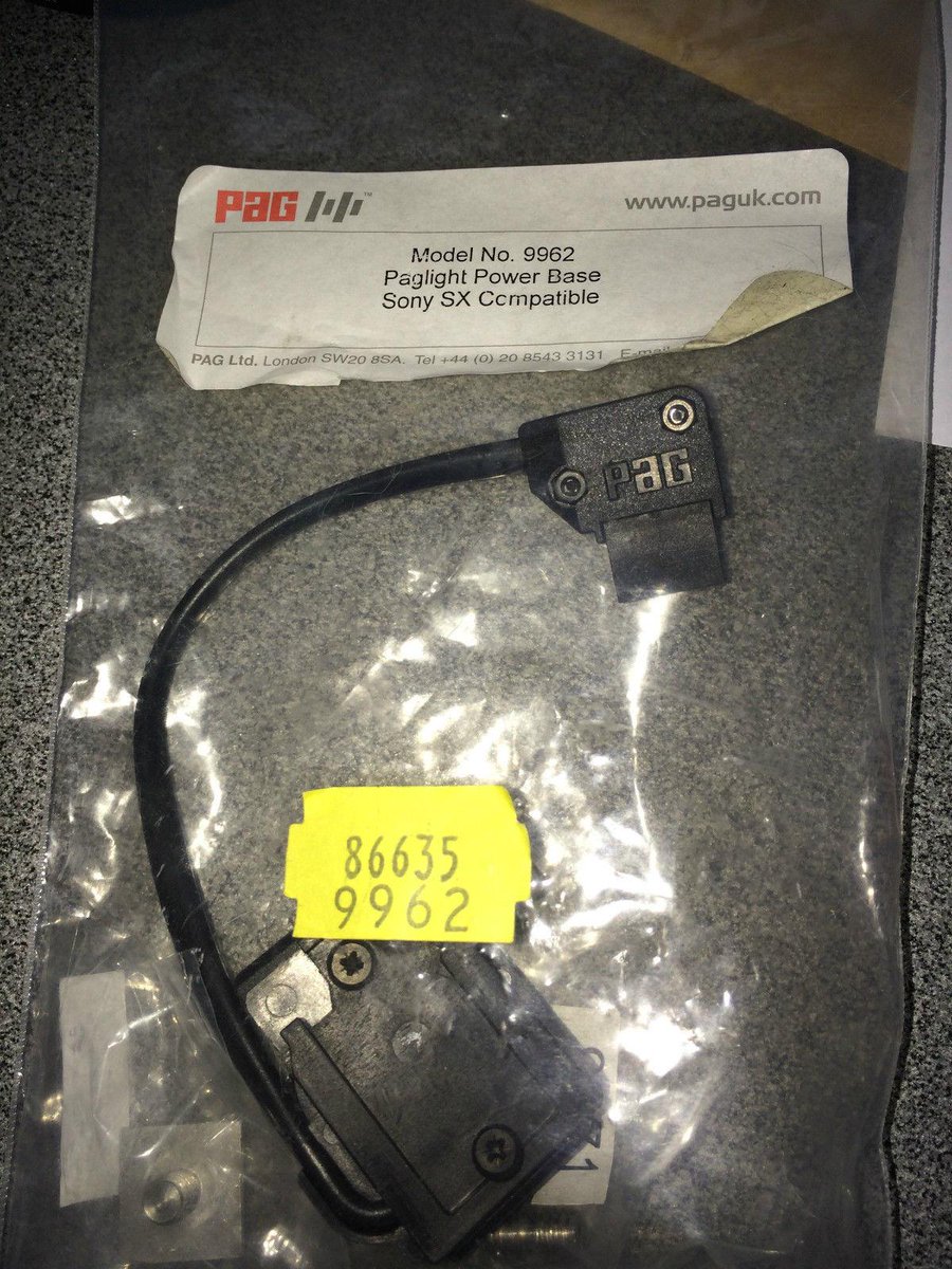 davidmaurits's tweet image. #HotShoe #PowerBase #Dtap #PAGModel9962 #SX
for 12V #Paglight 2pin Dtap 1/4” bush length 150mm
tinyurl.com/ne8tu7v