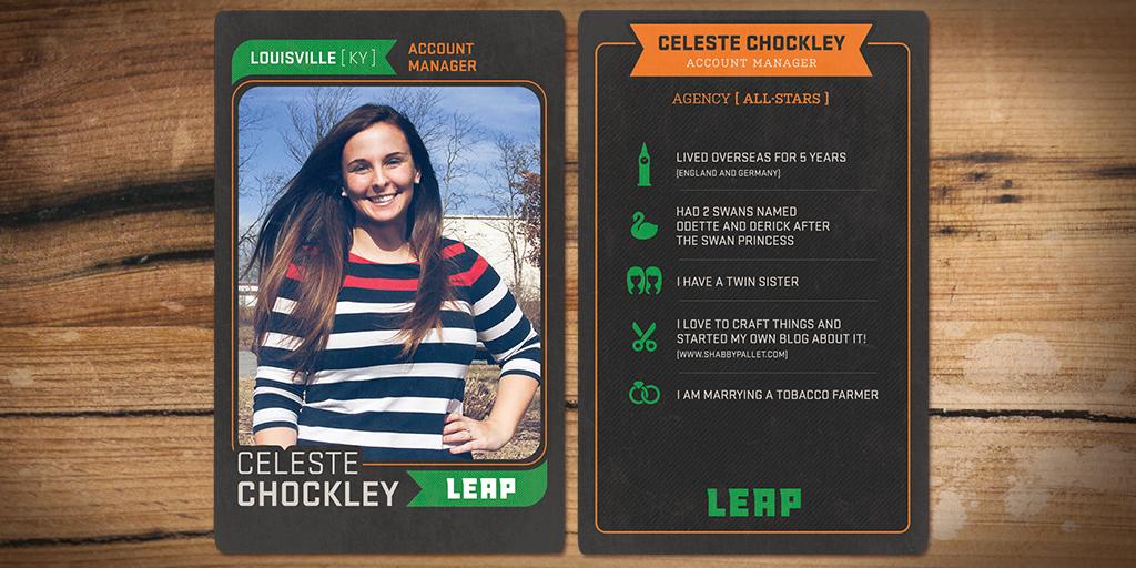 LeapHumanx's tweet photo. She's a world traveler, twin sister &amp; crafts old things into trendy decor - Meet @CelesteChockley  #LEAPculture http://t.co/D9zhkmjtn4