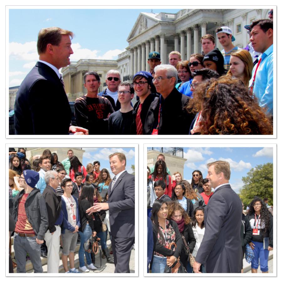 Great to meet NV students from Reed &amp; Canyon Springs High Schools today Cc <a href="/CivicEducation/">Center for Civic Ed.</a> <a href="/ClarkCountySch/">CCSD</a> @WCSDTweet