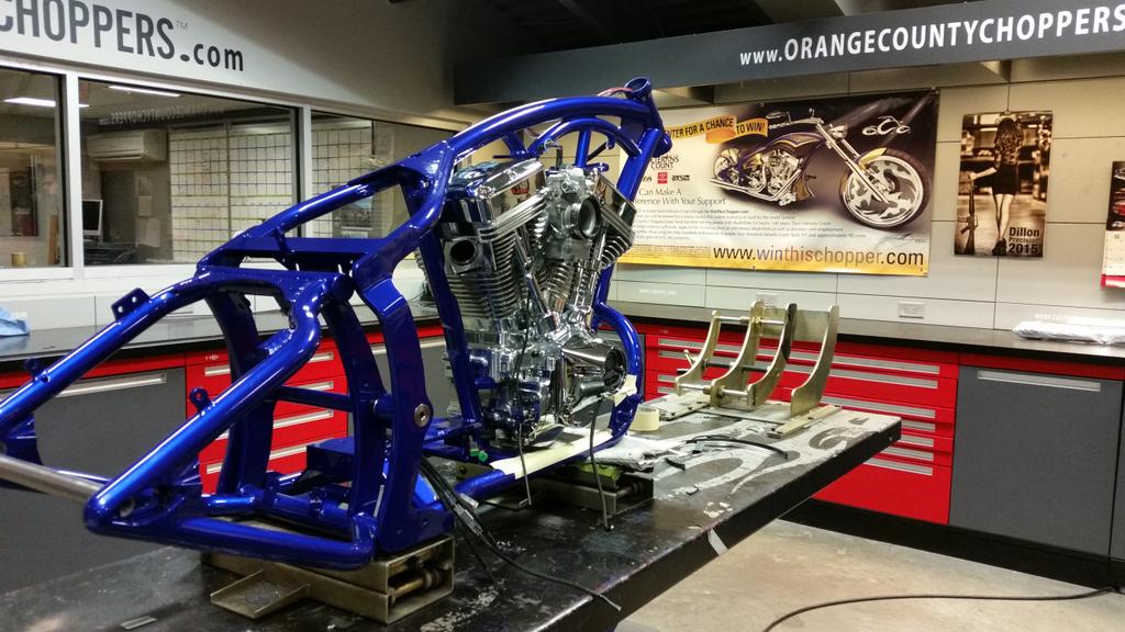 IncaKolaUSA's tweet photo. Paint is almost done!! #charitychopper #OCChoppers #OCCafe #RFAfighting #AXSTV #vetscount #ESNY http://t.co/DiRrTT2iIj