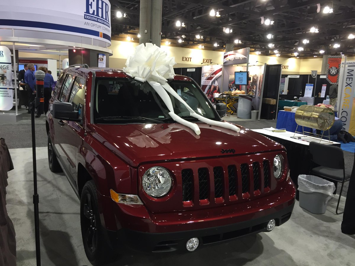 TheACMA's tweet photo. In 30 minutes we'll be giving away this new, 2015 Jeep Patriot to a lucky #ACMA15 attendee. Who will win? Stay tuned. http://t.co/qcEEqiJBib