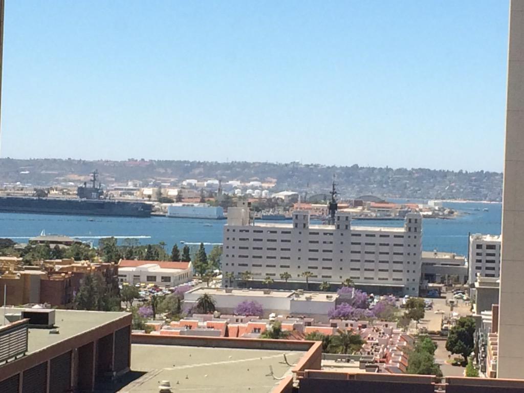 PedsEM's tweet photo. Thank you @WestinGaslampSD for such a great stay during #PASMeeting in #SanDiego! #GoldPreferred Amazing bay views! http://t.co/hbRtf9eaA3