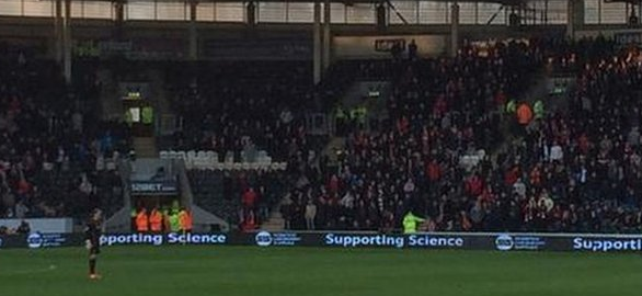 BBCSport's tweet photo. Liverpool fans boycott the Hull City game because of the £50 ticket price: http://t.co/GkUKWUzaP7 http://t.co/DlBiGBLGk2