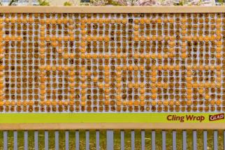 creativitymag's tweet photo. Clever billboard for Glad uses rotting fruit to make its point. http://t.co/uJwMFYbPpJ http://t.co/h1ocOloVsQ