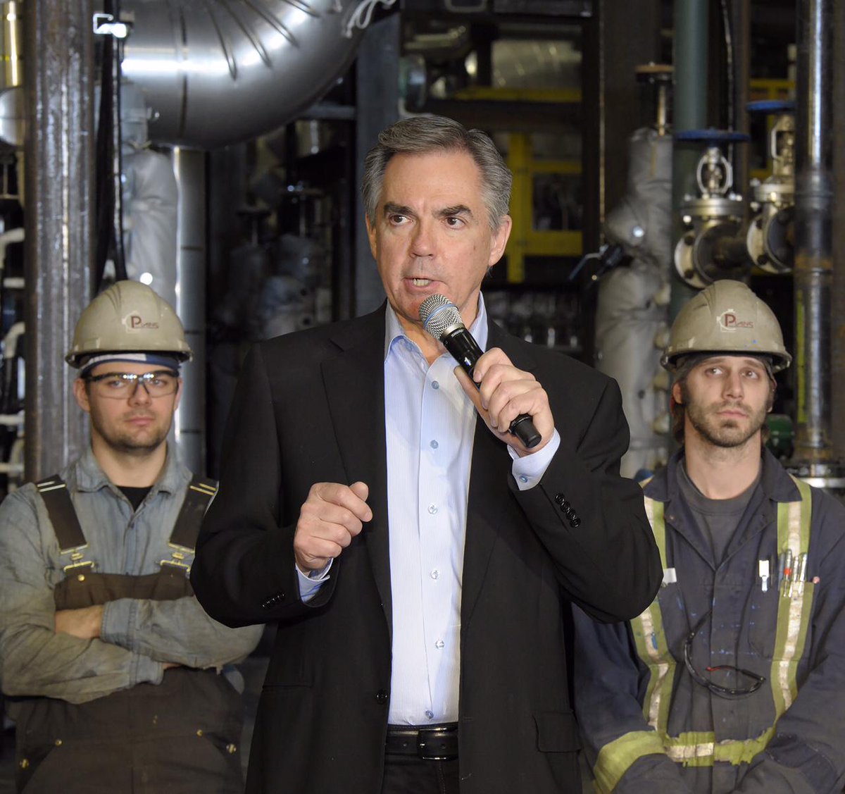 JimPrentice's tweet photo. Spoke at Plains Fabrication &amp; Supply in #yyc about protecting Alberta jobs http://t.co/2ebQYukVZJ #abvote #ableg http://t.co/28GFrlVcUB