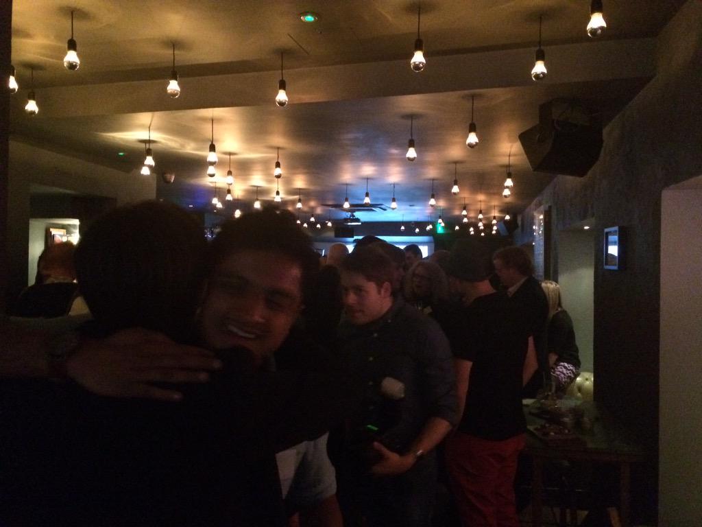 uniofbedsnews's tweet photo. It's getting busy @uniofbeds wrap party for tv production students. Lots of networking going on http://t.co/XbozEnt3np