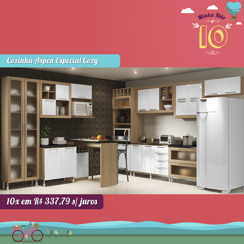Que tal surpreender sua mãe com uma cozinha nova? Clique e confira  bit.ly/1IFmz1n