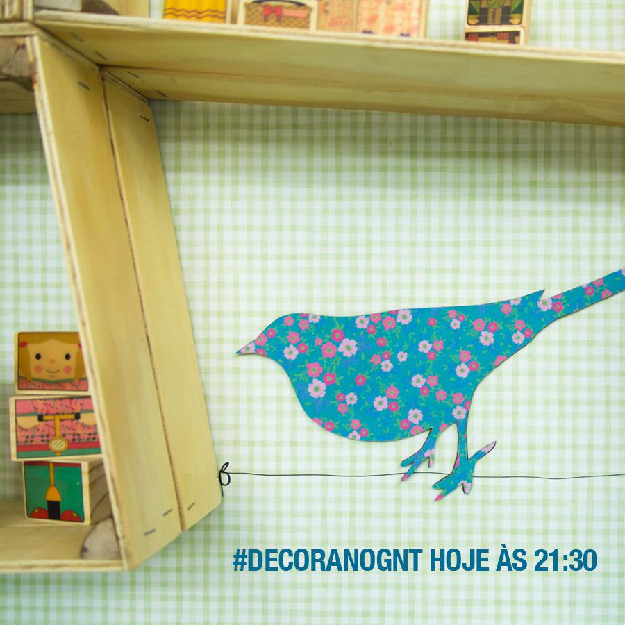 Logo mais tem! #DecoraNoGNT às 21:30 no <a href="/canalgnt/">Canal GNT</a>