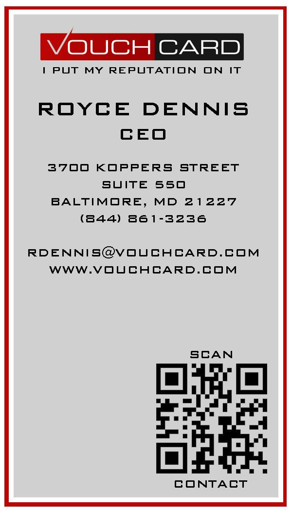 VouchCard's tweet image. Contact our CEO 
We make your business our business. You will Vouch for us!
#businesscards