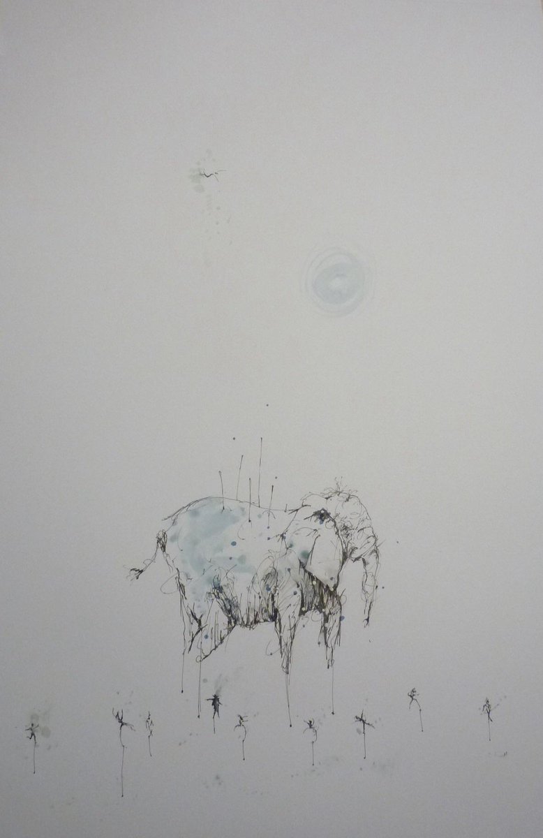 artdeville_adam's tweet image. Last week of Animal Magic @Beaneyfrontroom @The_Beaney. all work is for sale by Kent artists. Here's my piece