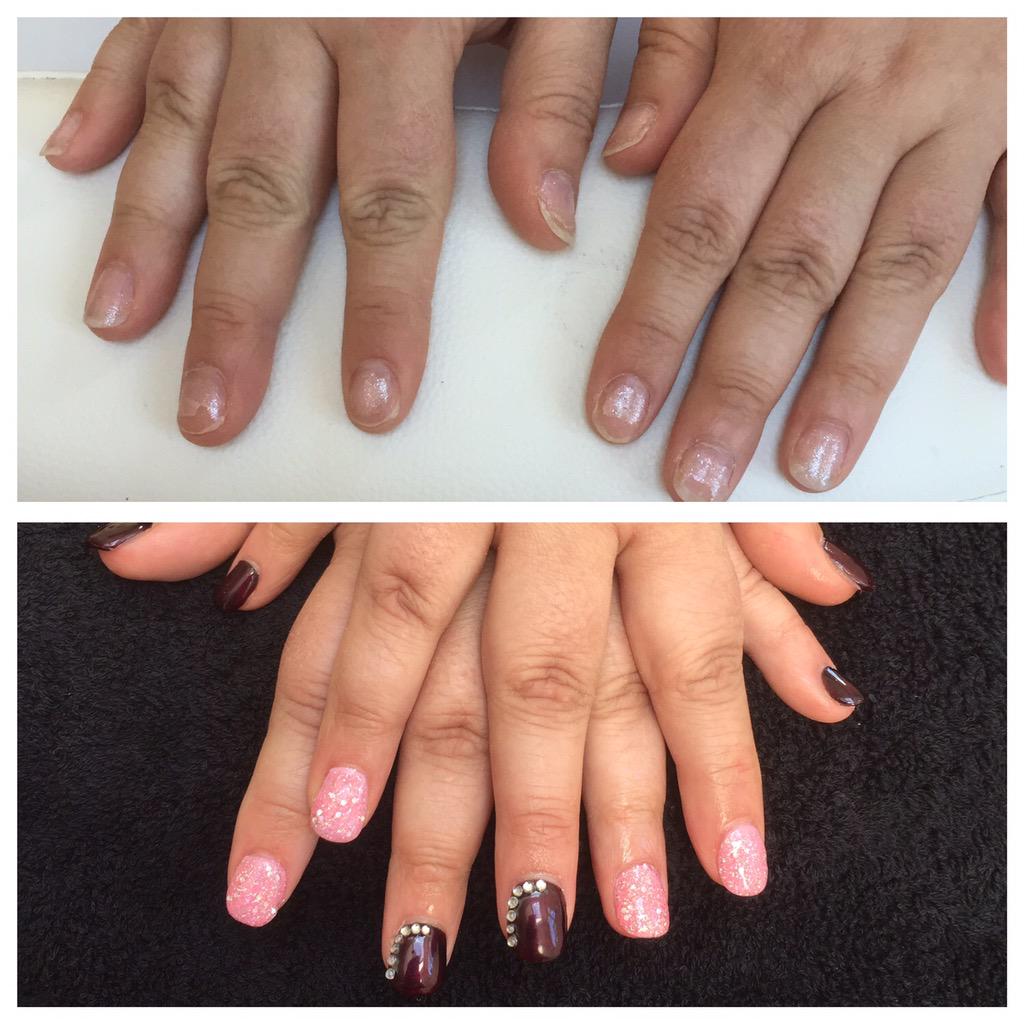 _AllureBeauty's tweet photo. A before after picture from this morning http://t.co/2njiGfAUzt