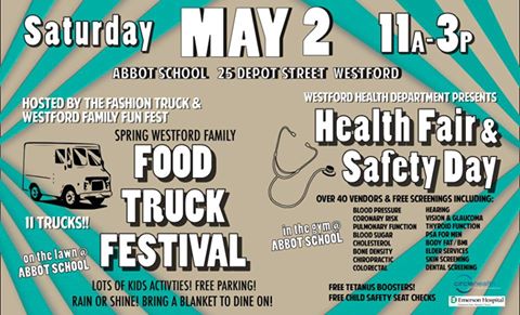 westford's tweet photo. Westford #foodtruck Festival is this Saturday. http://t.co/72I0euAlzQ Who is excited? http://t.co/Rs1TSSHCZw