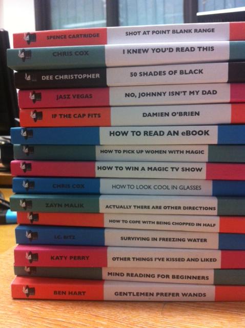bbcthree's tweet photo. Would love to see the shop @BigCox gets all these books from. #KillerMagic http://t.co/VASOskZWuz