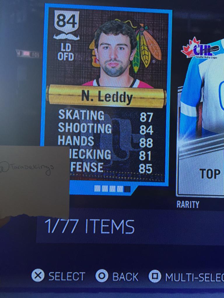 tarasekings's tweet photo. Movember Nick Leddy giveaway! RT and follow to enter winner announced at 100 RT http://t.co/yJPYuJAMC6