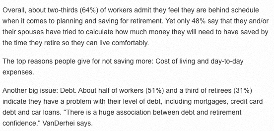 AFSCME's tweet image. VIDEO: One-third have almost no retirement savings usat.ly/1Gd0vex #1u #pensions