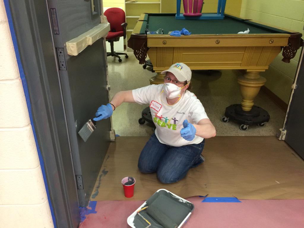 TyGib21's tweet photo. @FannieMae #7Days2Serve at Boys &amp; Girls Club DC!! Woohoo!! http://t.co/PNi1PrZqth
