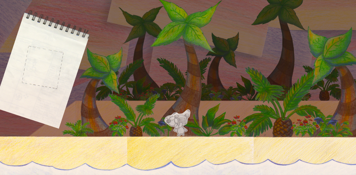 NeverPandaGames's tweet photo. Going in to some of our levels today and tweaking some things. Colored pencil level is now more saturated. #indiedev http://t.co/bP6fprBN8y