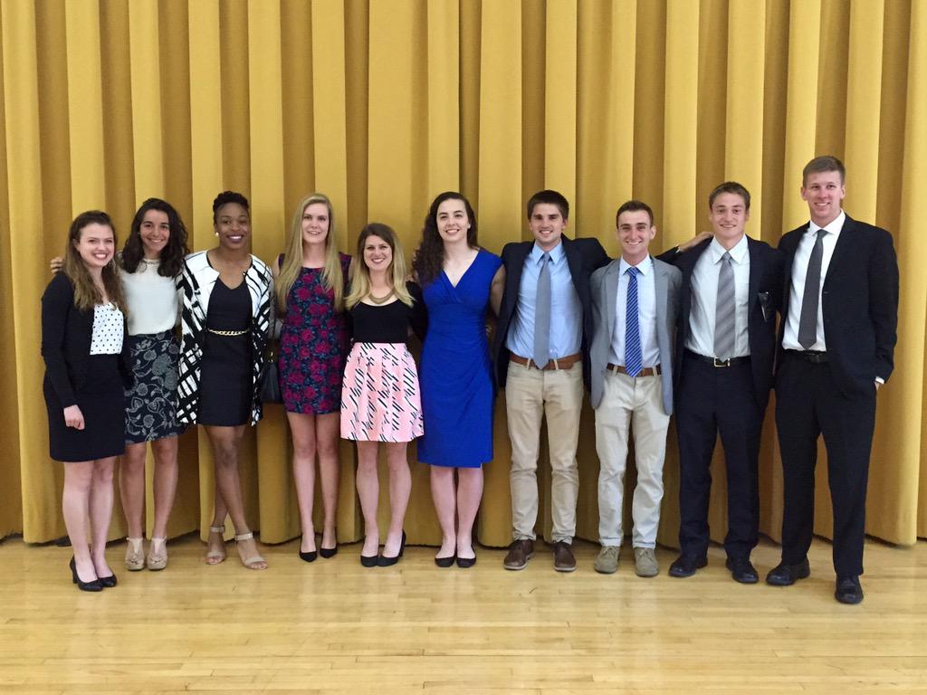 CULionsXCTF's tweet photo. Spiffed up seniors #VarsityC http://t.co/qnytV0Ir8L