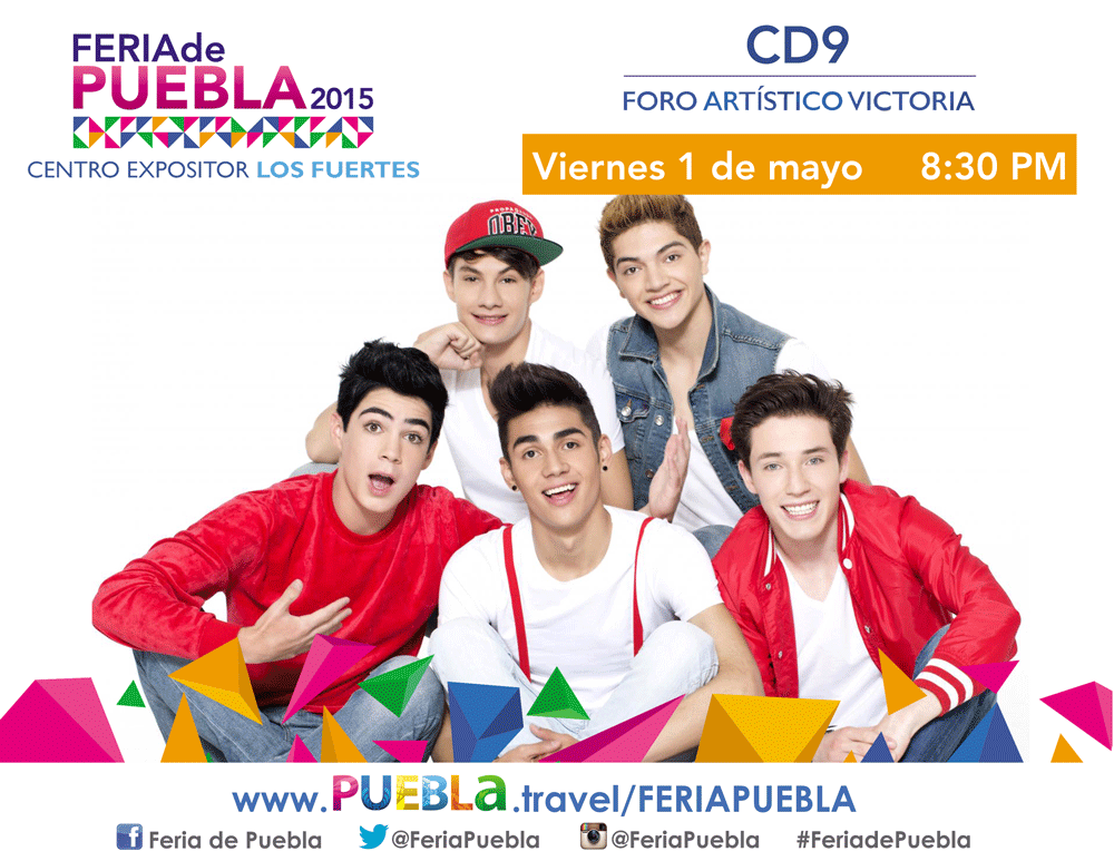 ¡Éste viernes 01/05 #ThePartyTour llega a la @FeriaPuebla! Más info. puebla.travel/feriapuebla