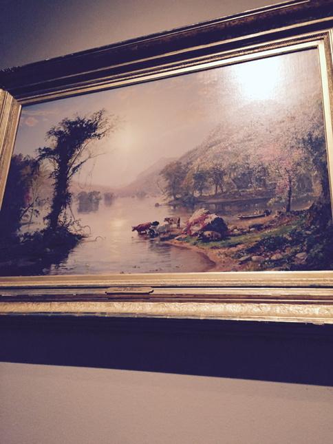 SmallScribe's tweet image. Wells Fargo donates everywhere including this painting at Museum of Fine Arts Houston TX.