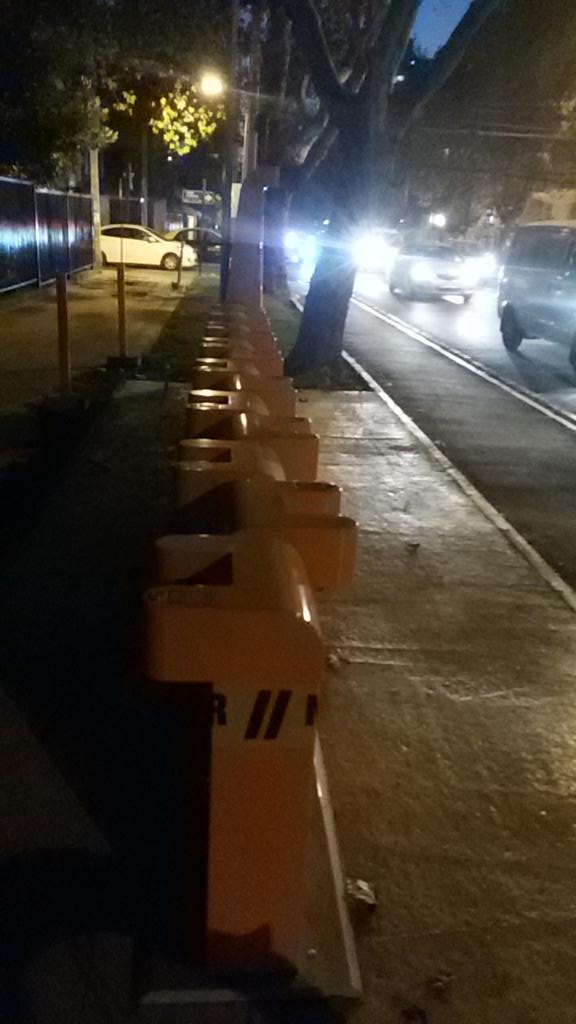 angetic's tweet image. Instalación de #BikeStgo en #Ñuñoa (Almeyda/Covarrubias) @Nunork