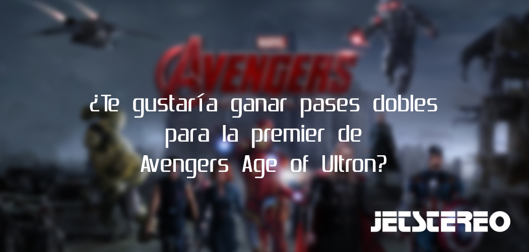 jetstereo's tweet photo. Gana uno de los cinco pases dobles para la premier de Avengers -> http://t.co/tIMVIliHp3 http://t.co/2SA1iEu31u