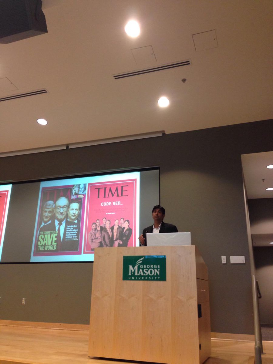 SaraDolan5's tweet photo. Great lecture by @aneeshchopra @GeorgeMasonBiz #gmu Arlington campus! Where innovation is tradition! http://t.co/QrWQQOWQPV