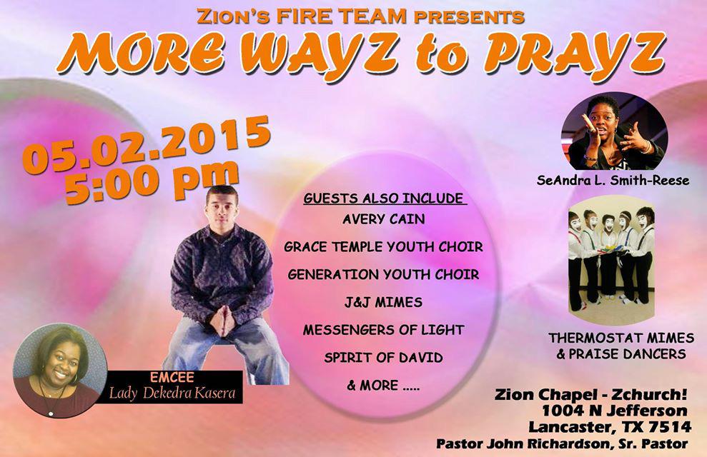 modthelight's tweet photo. @KHVNHeaven97 Dallas Fort Worth area, you want to be at Zion Chapel on Saturday! @modthelight #DFW #tuesdaymotivation http://t.co/FhbIzjJ1Wc