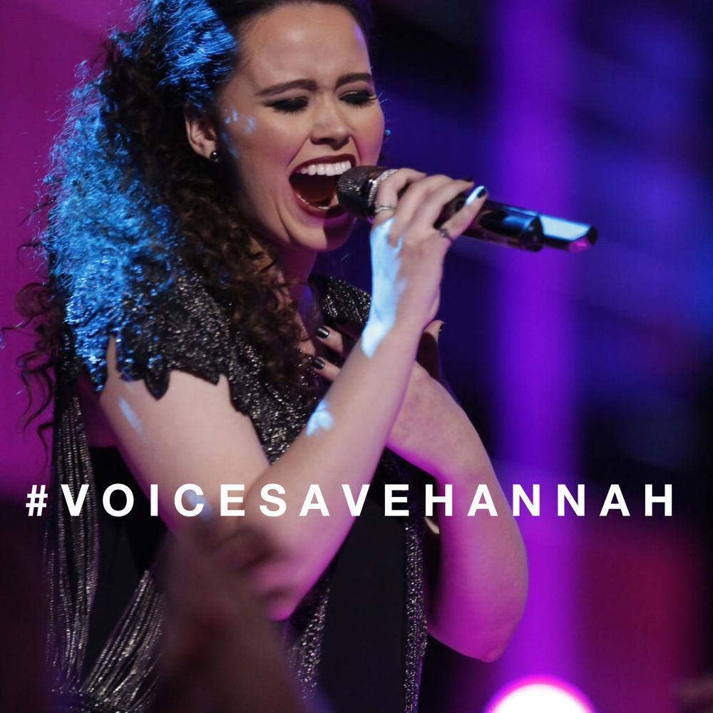 IamHannahKirby's tweet photo. RT to save me now. You have 5 MINUTES! #VoiceSaveHannah http://t.co/bEnfe5q720