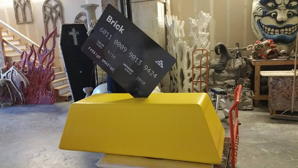 Props2C's tweet photo. Thank you #PaymentWall! We enjoyed creating your custom #GDC convention prop. #2015GDC #props2c #propart http://t.co/evSQIUUlTe